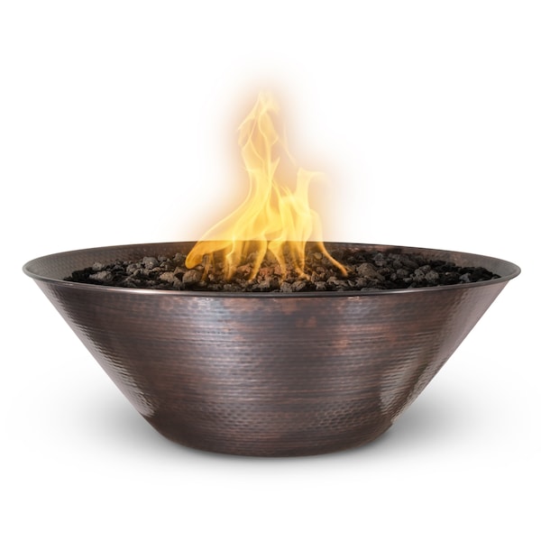 The Outdoor Plus 31 Round Remi Fire Bowl - Copper - Match Lit - Liquid Propane OPT-31RCFO-LP - main